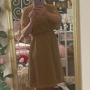 LOFT M Dress With Short Sleeves